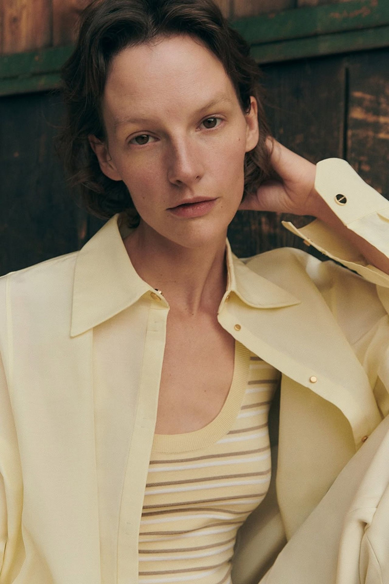 Sara Blomqvist featured in  the Giada ss25 leisure advertisement for Spring/Summer 2025