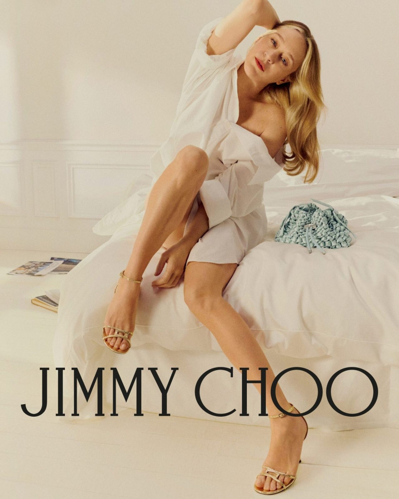 Chloe Sevigny featured in  the Jimmy Choo advertisement for Summer 2025