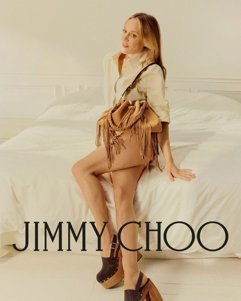 Chloe Sevigny featured in  the Jimmy Choo advertisement for Summer 2025