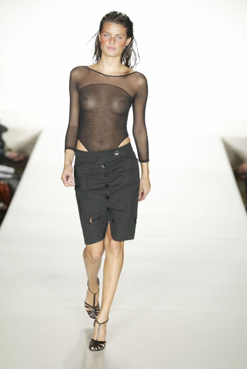 Isabeli Fontana featured in  the Luella fashion show for Spring/Summer 2003