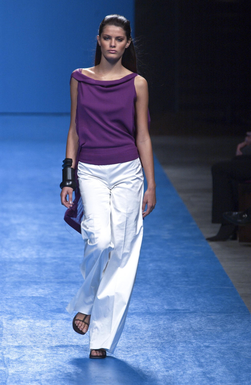 Isabeli Fontana featured in  the Iceberg fashion show for Spring/Summer 2002