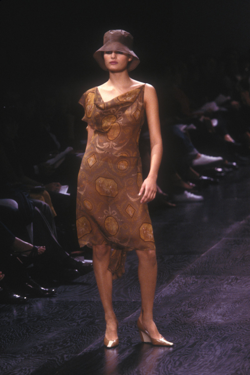 Isabeli Fontana featured in  the BCBG By Max Azria fashion show for Spring/Summer 2001