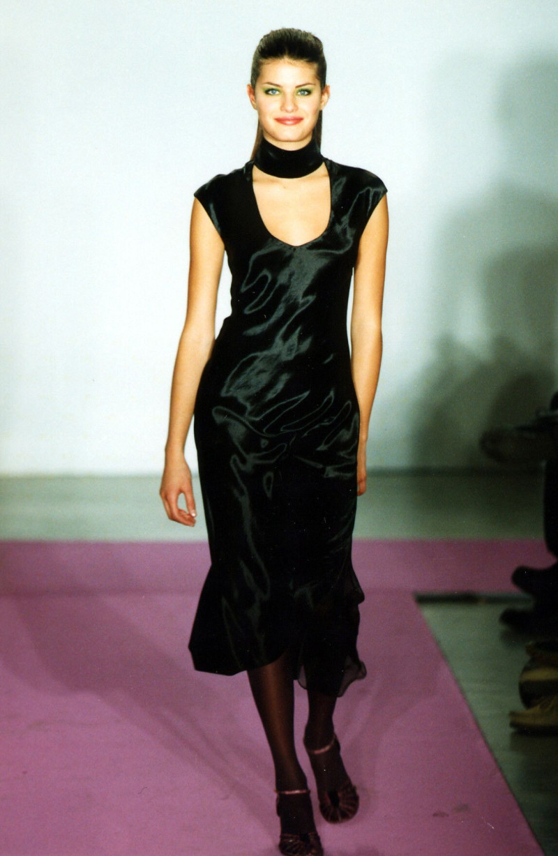 Isabeli Fontana featured in  the DKNY fashion show for Autumn/Winter 2000