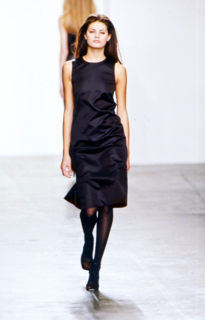 Isabeli Fontana featured in  the Calvin Klein 205W39NYC fashion show for Autumn/Winter 2000