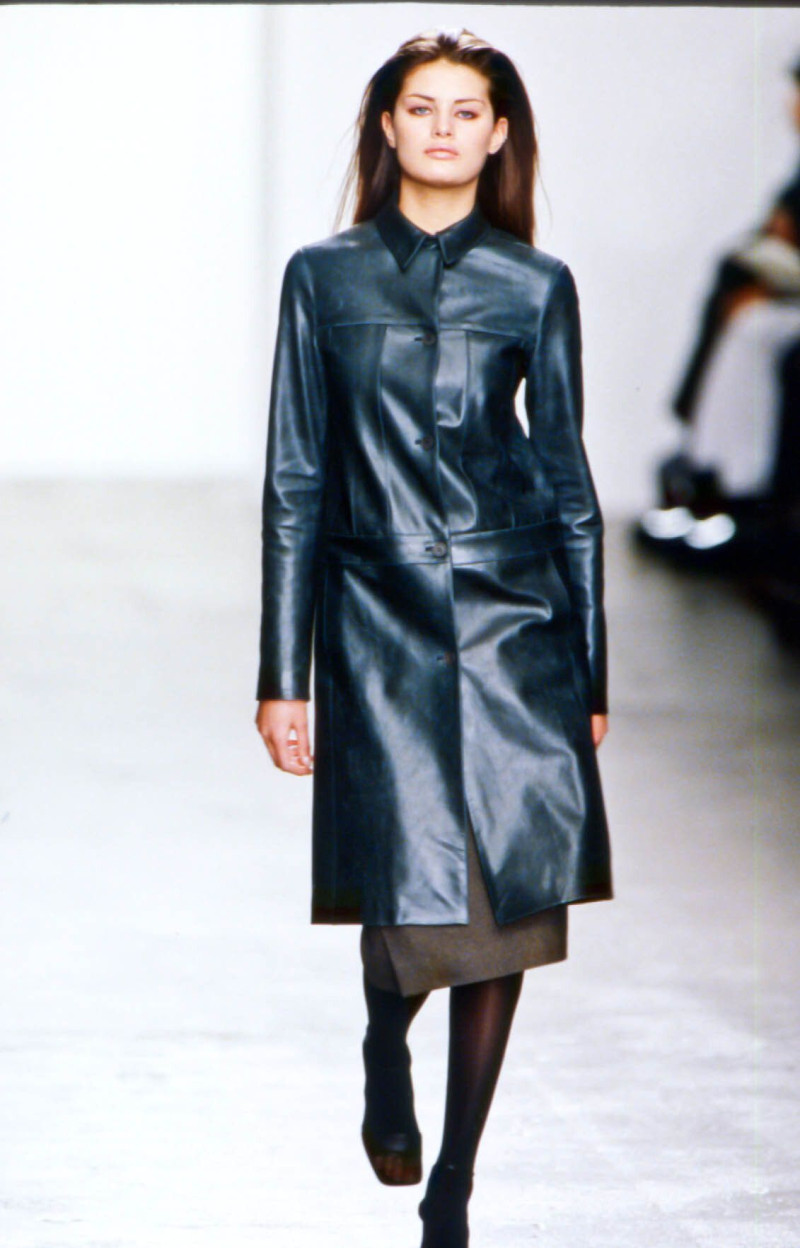 Isabeli Fontana featured in  the Calvin Klein 205W39NYC fashion show for Autumn/Winter 2000