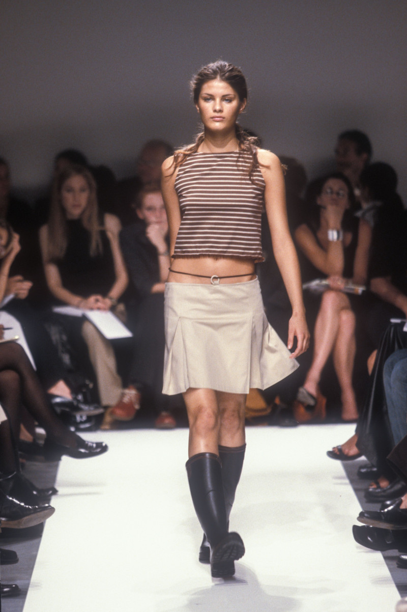 Isabeli Fontana featured in  the Philosophy di Lorenzo Serafini fashion show for Spring/Summer 2000