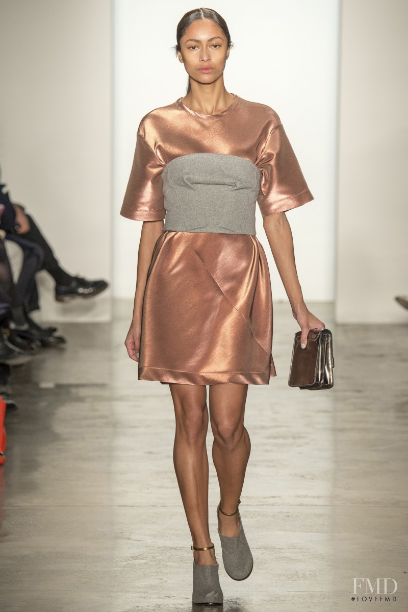 Catherine Decome featured in  the Ostwald Helgason fashion show for Autumn/Winter 2014