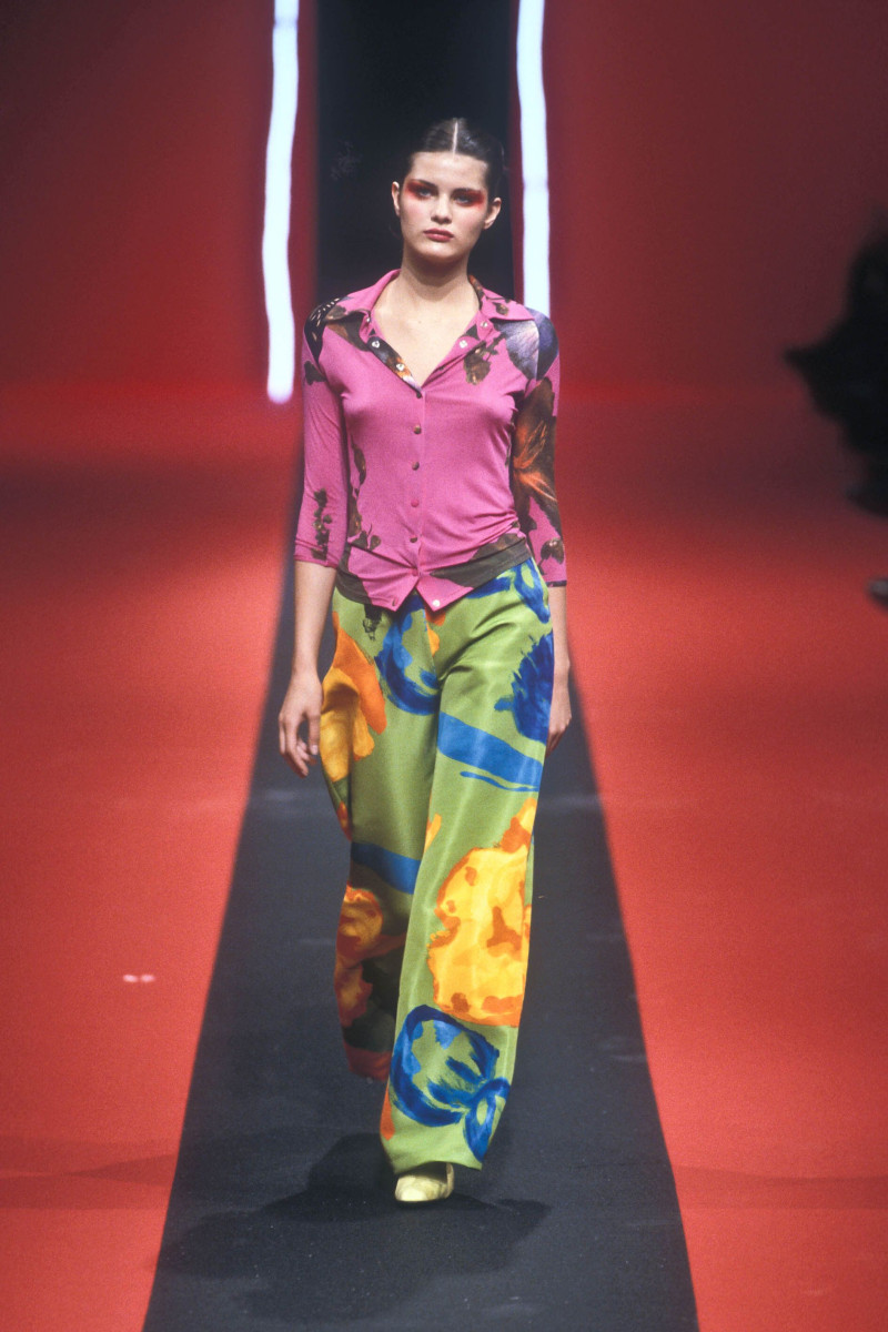 Isabeli Fontana featured in  the Christian Lacroix fashion show for Spring/Summer 2000