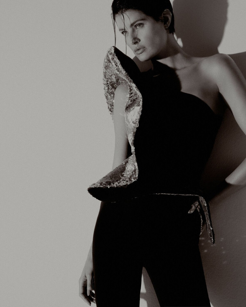 Isabeli Fontana featured in  the Tufi Duek advertisement for Autumn/Winter 2023