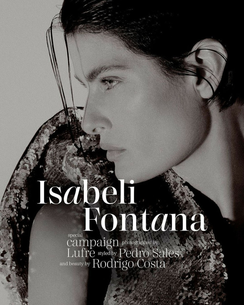 Isabeli Fontana featured in  the Tufi Duek advertisement for Autumn/Winter 2023