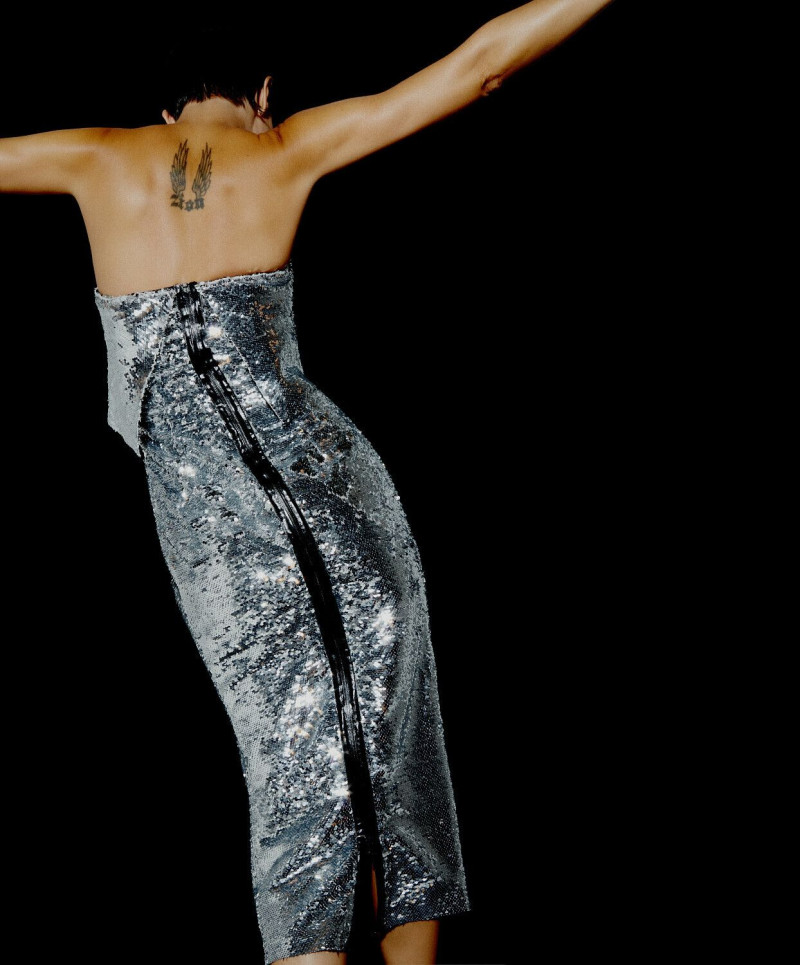 Isabeli Fontana featured in  the Tufi Duek advertisement for Autumn/Winter 2023