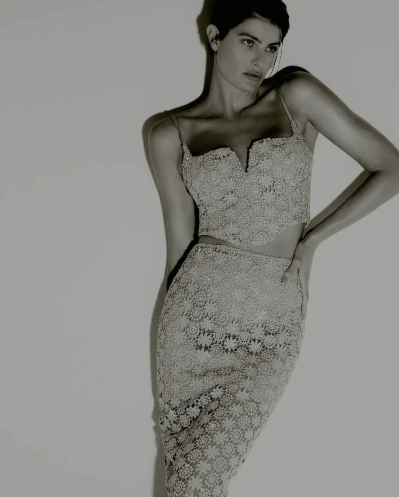 Isabeli Fontana featured in  the Tufi Duek advertisement for Autumn/Winter 2023