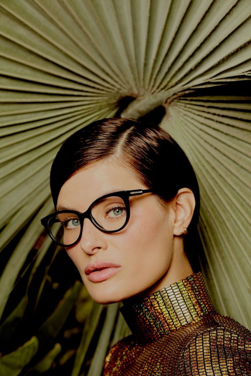 Isabeli Fontana featured in  the Pierre Cardin Eyewear advertisement for Spring/Summer 2023