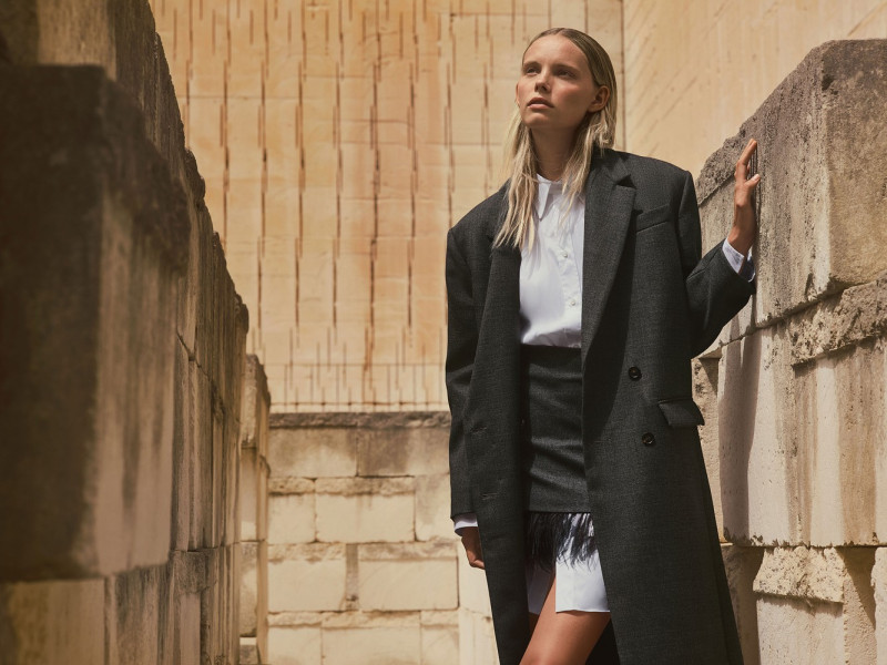 Tara Halliwell featured in  the Brunello Cucinelli advertisement for Autumn/Winter 2024