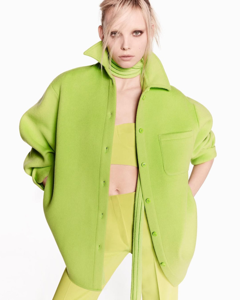 Tara Halliwell featured in  the Max&Co Ilaboration advertisement for Autumn/Winter 2023