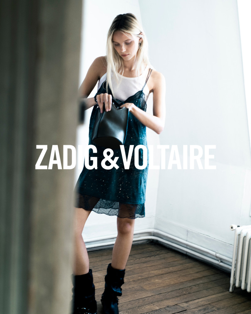 Tara Halliwell featured in  the Zadig & Voltaire advertisement for Spring/Summer 2024