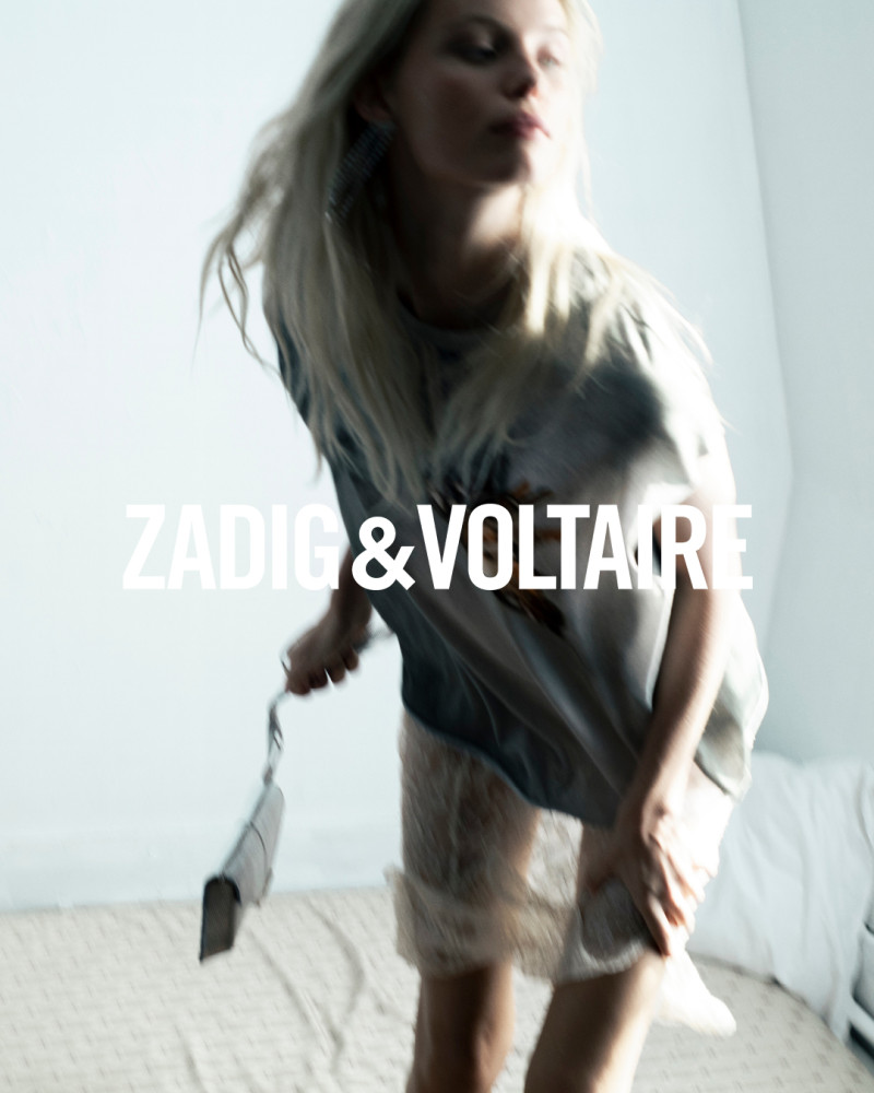 Tara Halliwell featured in  the Zadig & Voltaire advertisement for Spring/Summer 2024