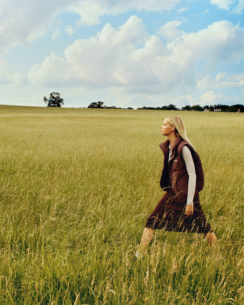 Tara Halliwell featured in  the Madhappy advertisement for Pre-Fall 2023