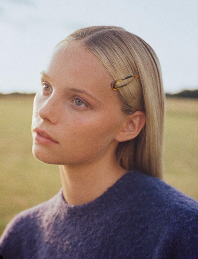 Tara Halliwell featured in  the Madhappy advertisement for Pre-Fall 2023