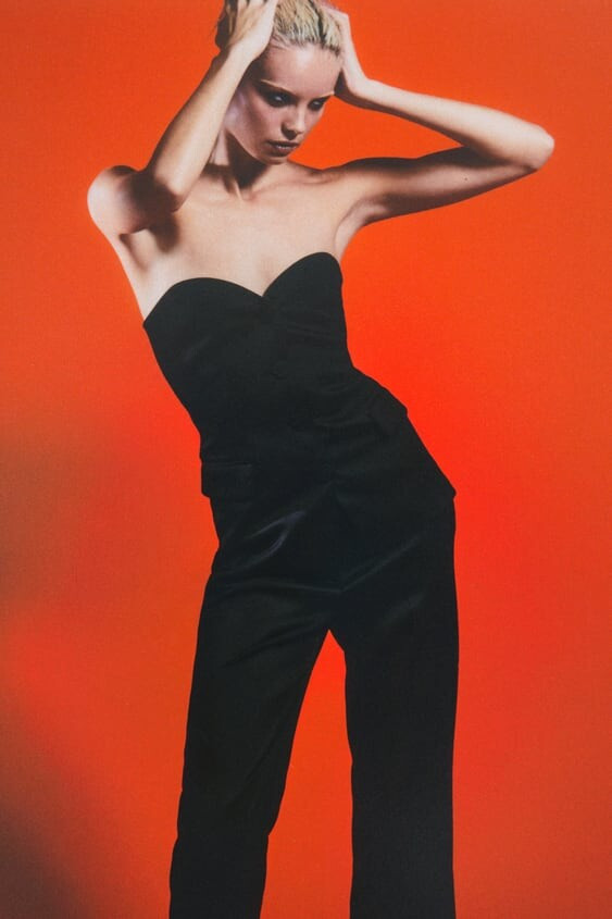 Tara Halliwell featured in  the Zara lookbook for Winter 2022