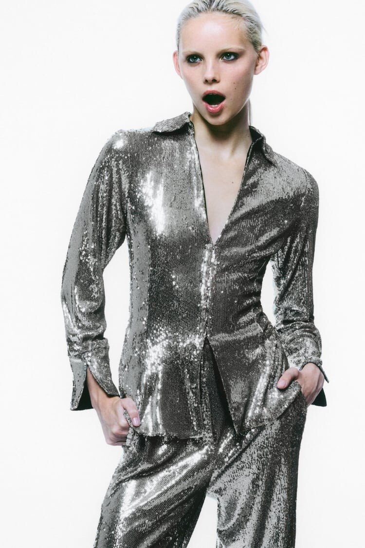 Tara Halliwell featured in  the Zara lookbook for Winter 2022