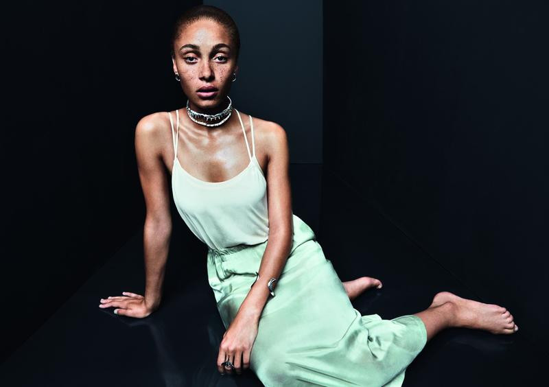 Adwoa Aboah featured in  the Dominic Jones advertisement for Spring/Summer 2014