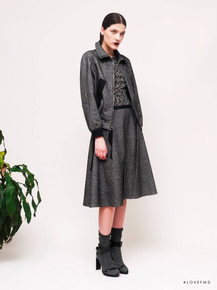 Liene Podina featured in  the Bellavance lookbook for Autumn/Winter 2014