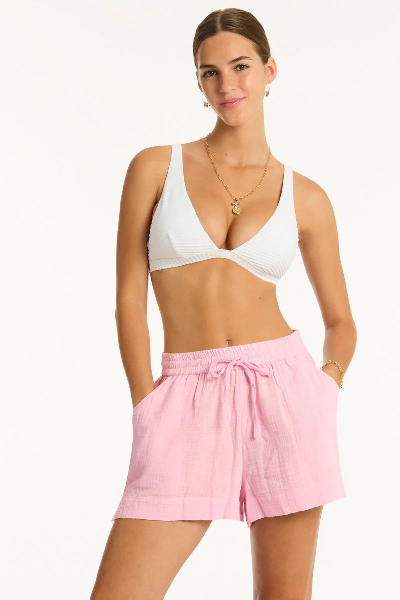 Emily Feld featured in  the Sea Level catalogue for Summer 2024