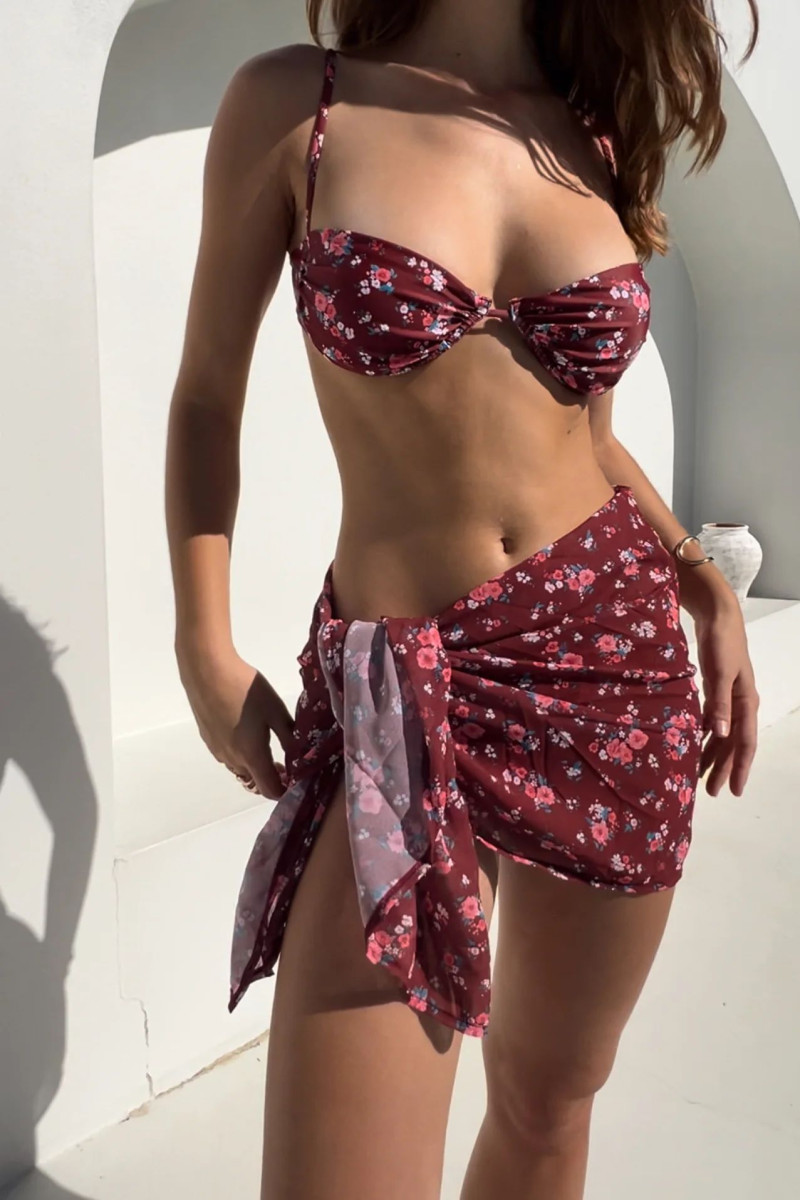 Emily Feld featured in  the Everie Swim lookbook for Autumn/Winter 2024