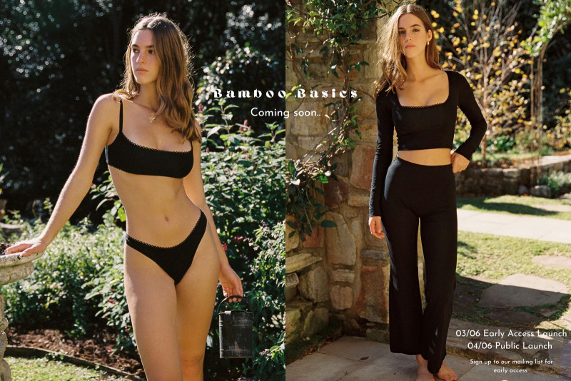 Emily Feld featured in  the Mane Intimates lookbook for Summer 2024