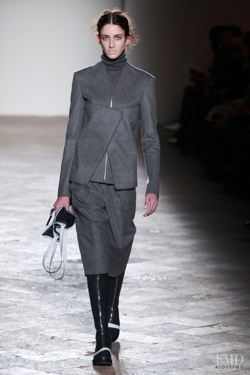 Cristina Herrmann featured in  the Gabriele Colangelo fashion show for Autumn/Winter 2014