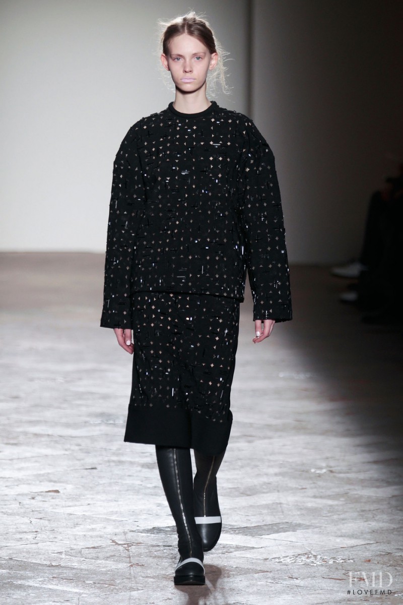 Charlotte Nolting featured in  the Gabriele Colangelo fashion show for Autumn/Winter 2014