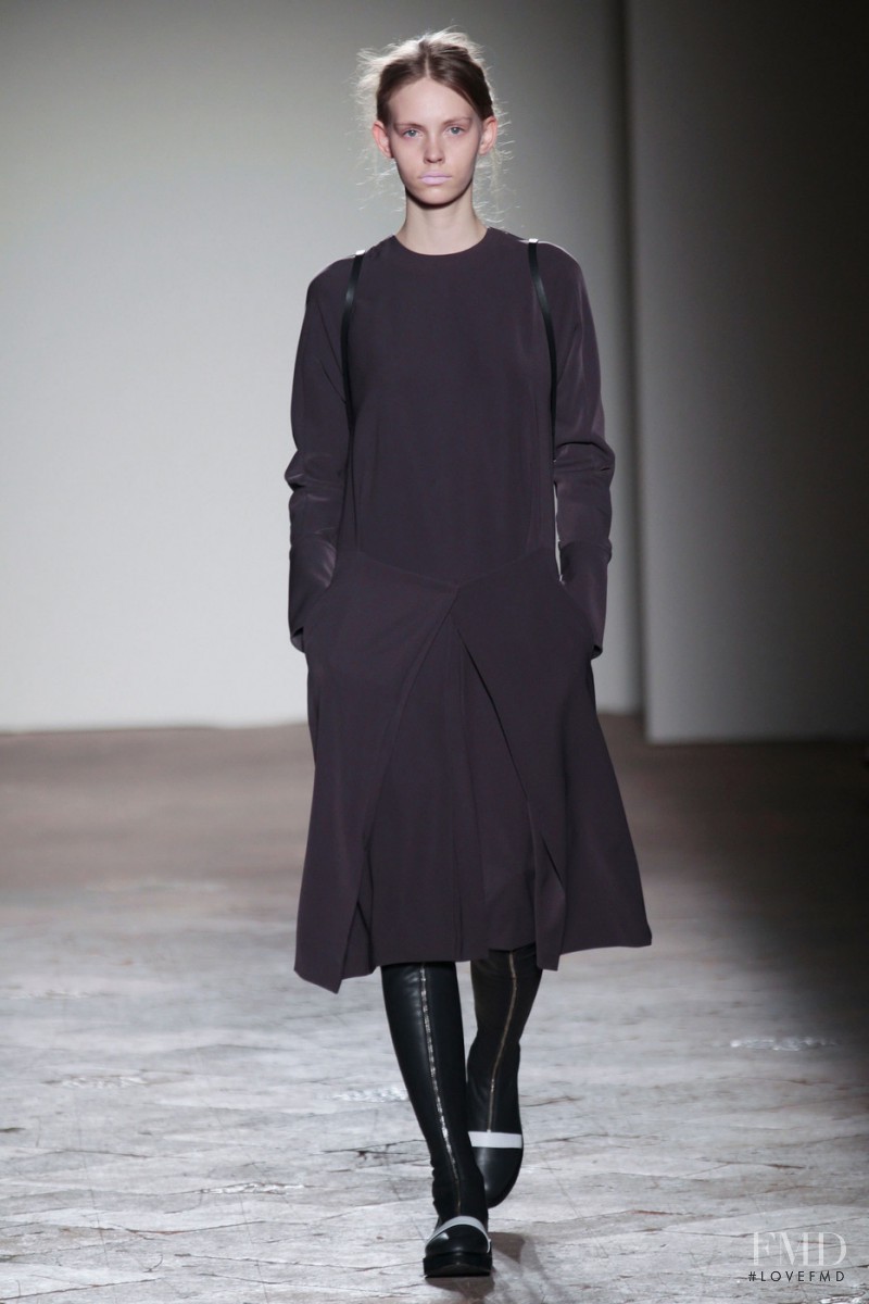 Charlotte Nolting featured in  the Gabriele Colangelo fashion show for Autumn/Winter 2014