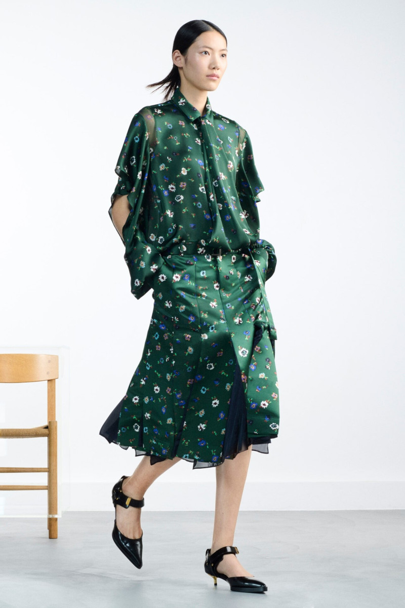 Sacai lookbook for Resort 2026
