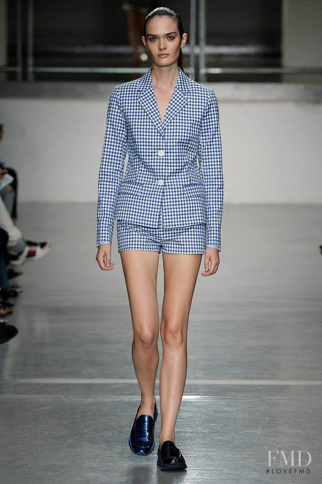 Sam Rollinson featured in  the Richard Nicoll fashion show for Spring/Summer 2015
