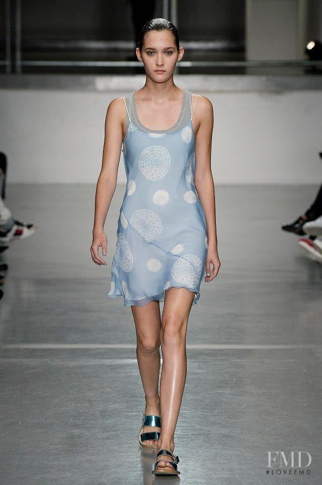 Emma Waldo featured in  the Richard Nicoll fashion show for Spring/Summer 2015
