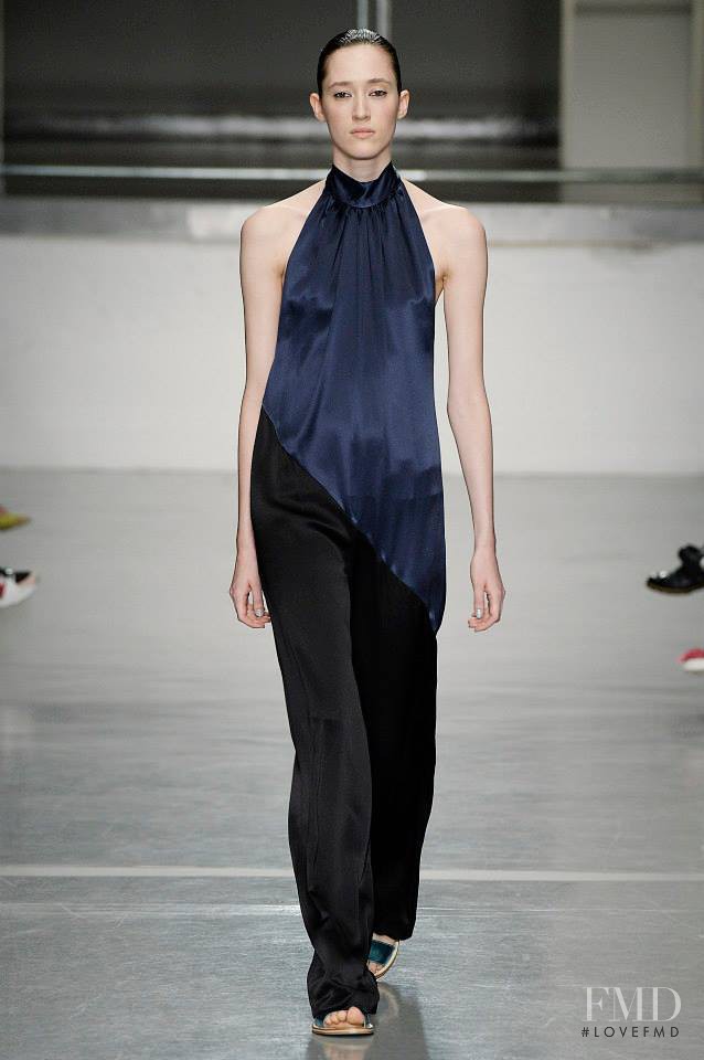 Helena Severin featured in  the Richard Nicoll fashion show for Spring/Summer 2015