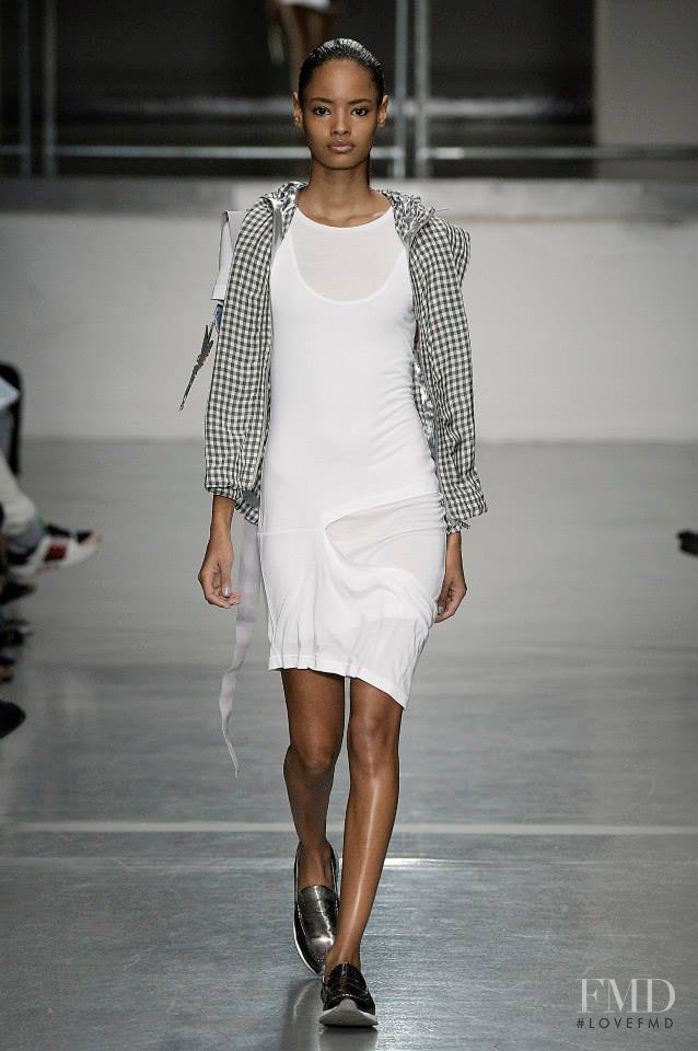 Malaika Firth featured in  the Richard Nicoll fashion show for Spring/Summer 2015