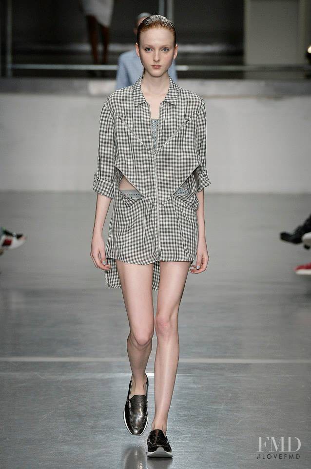 Madison Stubbington featured in  the Richard Nicoll fashion show for Spring/Summer 2015