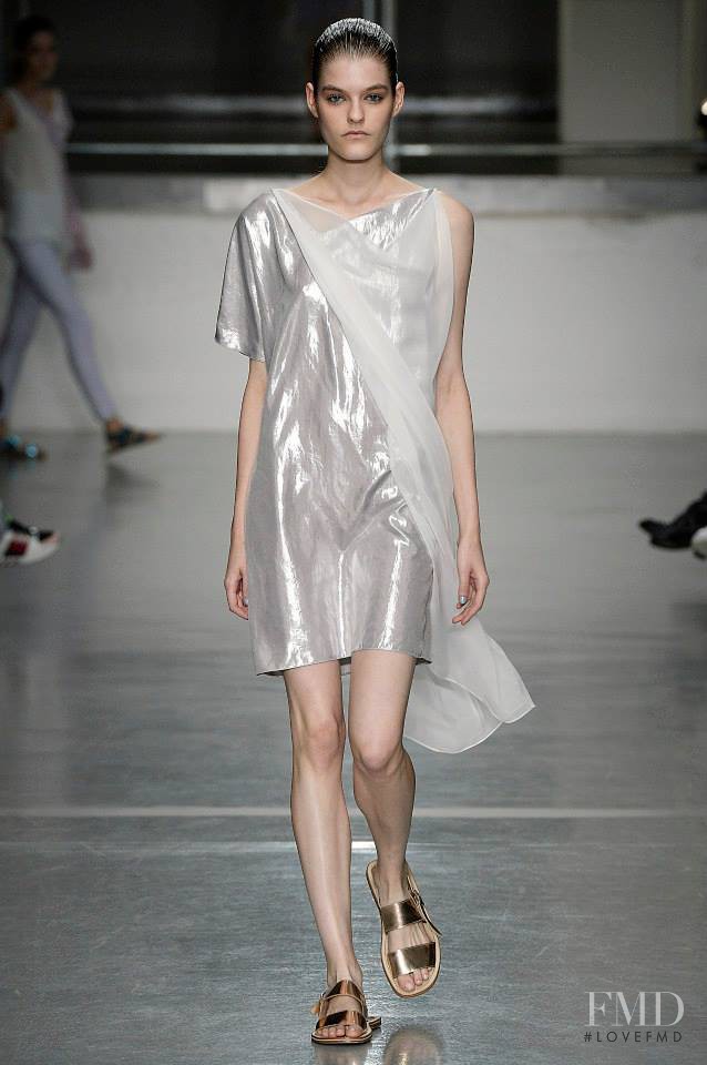 Kia Low featured in  the Richard Nicoll fashion show for Spring/Summer 2015