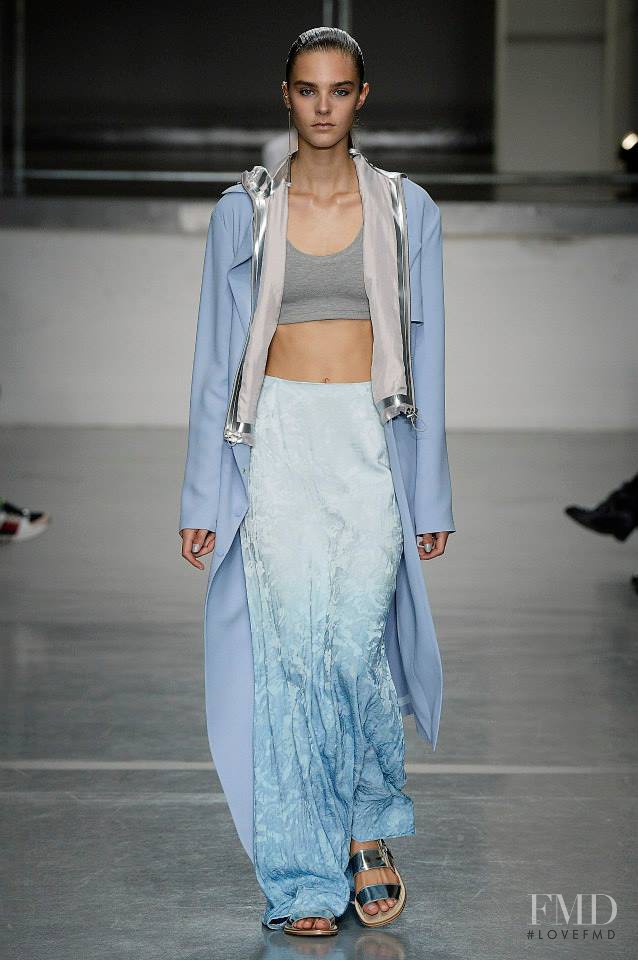 Olivia David featured in  the Richard Nicoll fashion show for Spring/Summer 2015