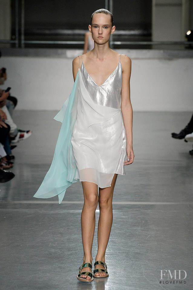 Harleth Kuusik featured in  the Richard Nicoll fashion show for Spring/Summer 2015