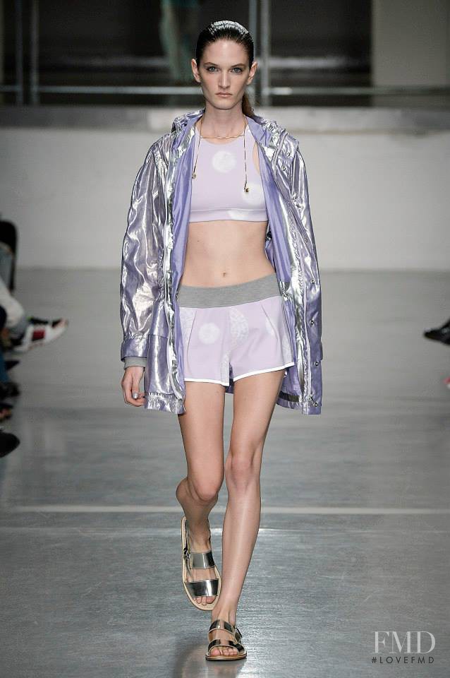 Carly Moore featured in  the Richard Nicoll fashion show for Spring/Summer 2015