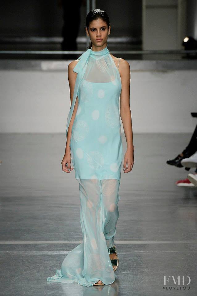 Antonina Petkovic featured in  the Richard Nicoll fashion show for Spring/Summer 2015
