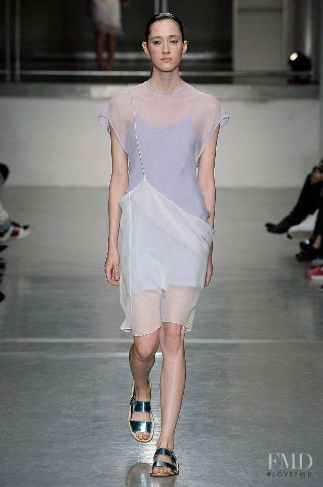 Helena Severin featured in  the Richard Nicoll fashion show for Spring/Summer 2015