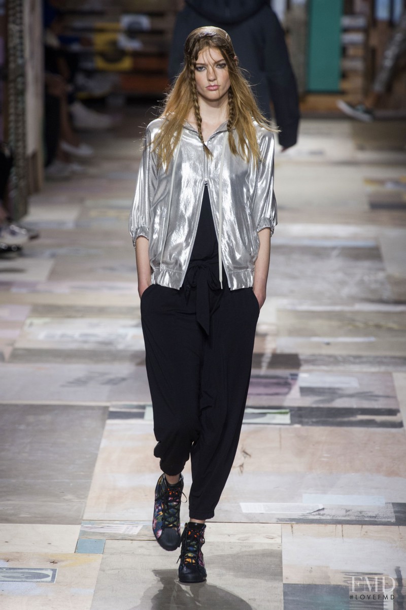 Emmy Rappe featured in  the Y-3 fashion show for Spring/Summer 2015