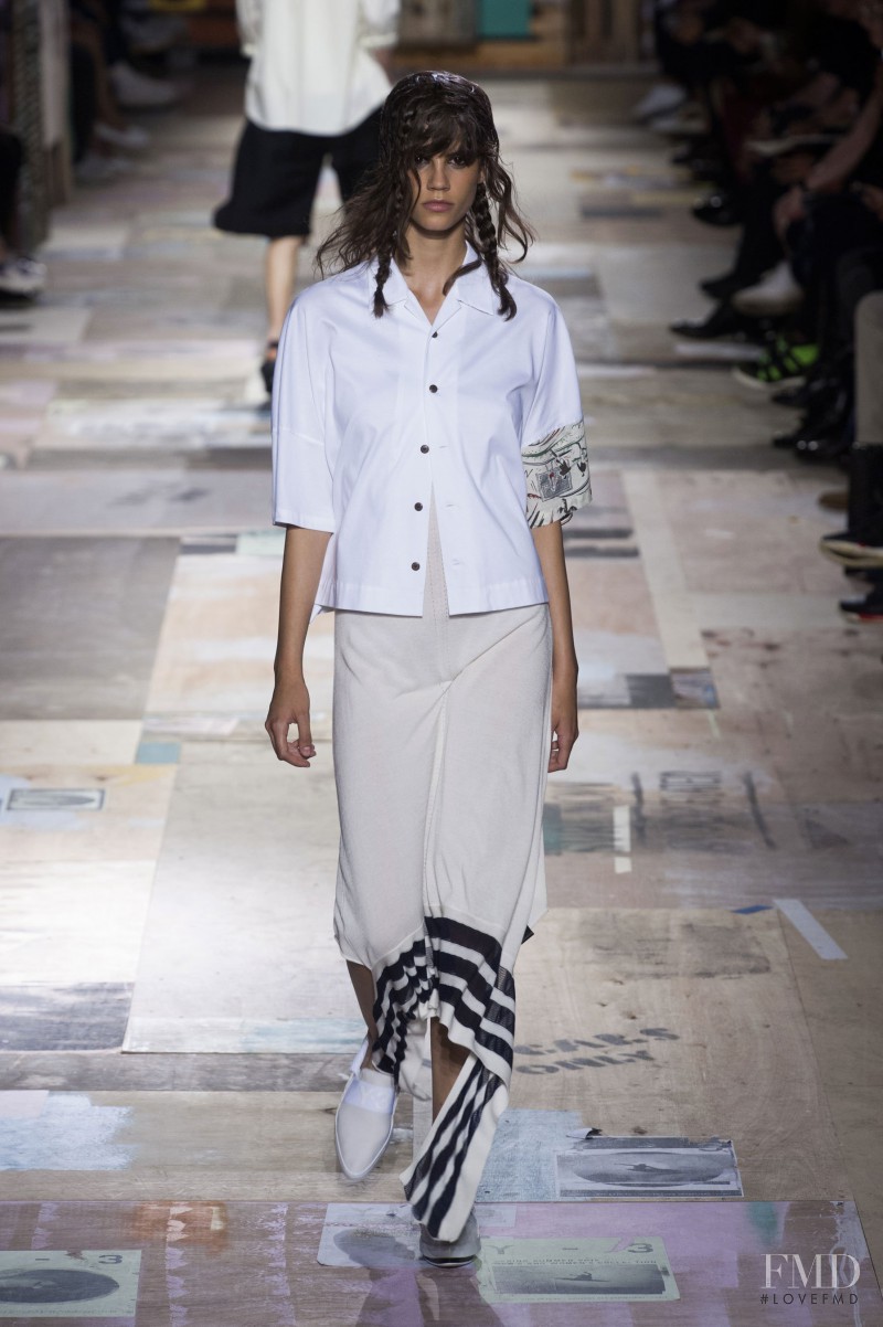 Antonina Petkovic featured in  the Y-3 fashion show for Spring/Summer 2015