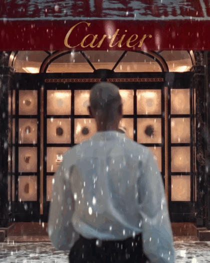 Deva Cassel featured in  the Cartier advertisement for Holiday 2024