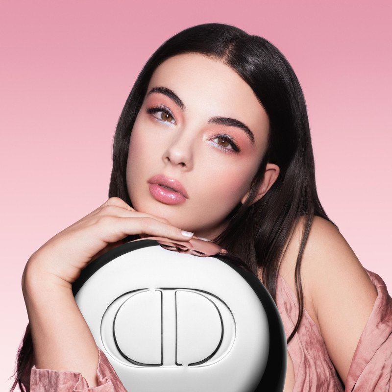 Deva Cassel featured in  the Dior Beauty Glowmania advertisement for Pre-Spring 2025