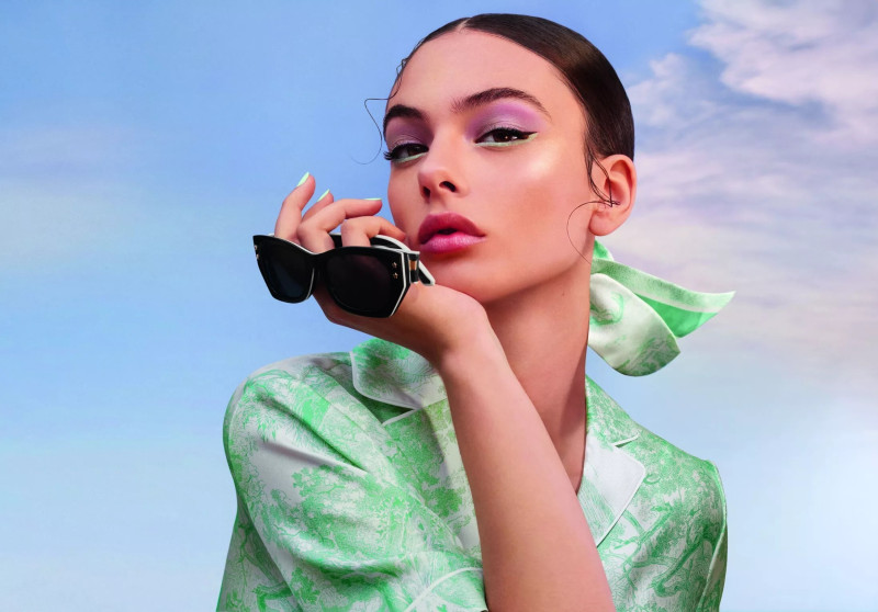 Deva Cassel featured in  the Christian Dior advertisement for Spring/Summer 2024